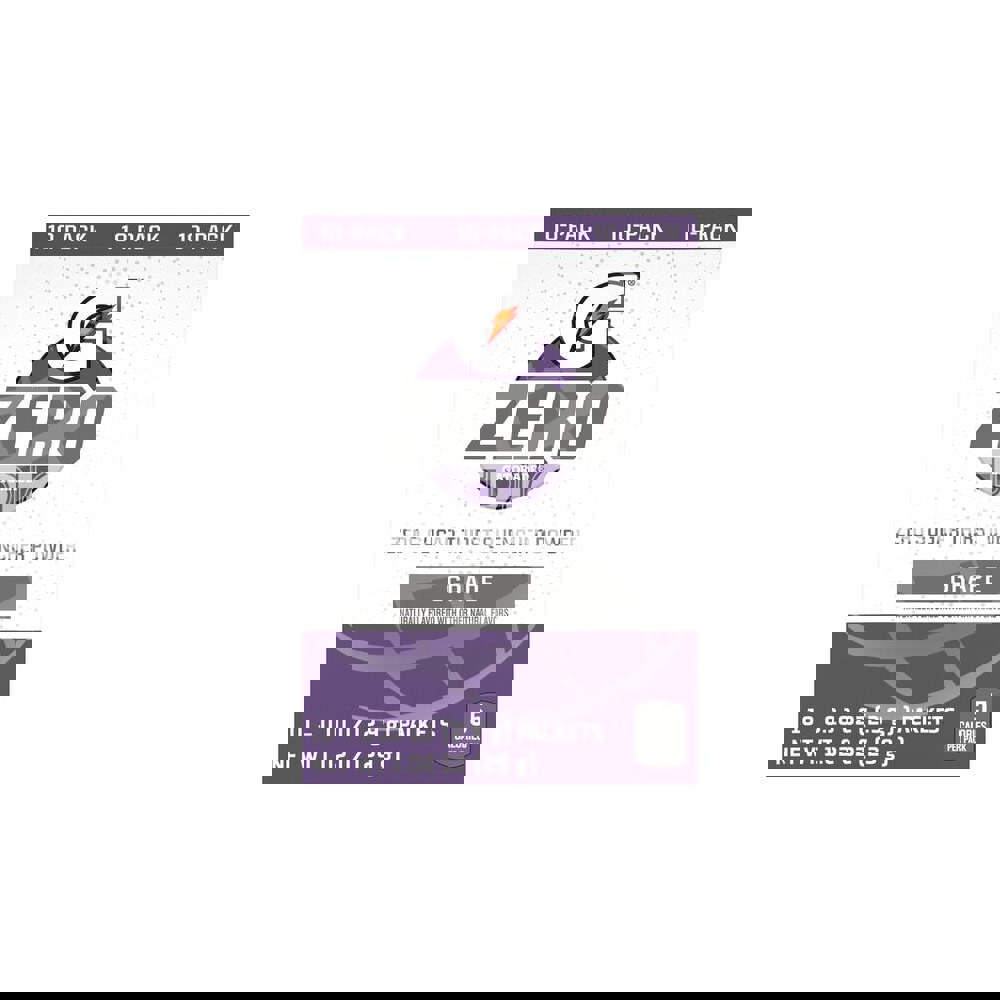 Activity Drinks; Drink Type: Activity ; Form: Powder ; Container Yields (oz.): 16.90 ; Container Size: 16.90 ; Flavor: Grape ; Drink Content Features: Hydration Electrolytes Single Serve Suger-Free